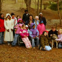 Group shot of Girl Scout Troop 1416