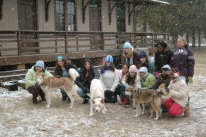 Group photo of Girl Scout Troop 3516