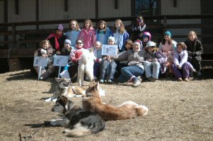 Group photo of Girl Scout Troop 5521