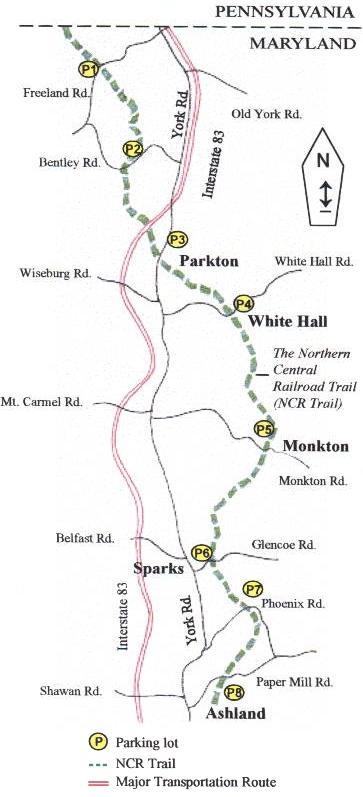 Torrey C Brown Rail Trail Map